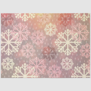Papier Mousseline Une série de Grunge Hiver Rose Design 3