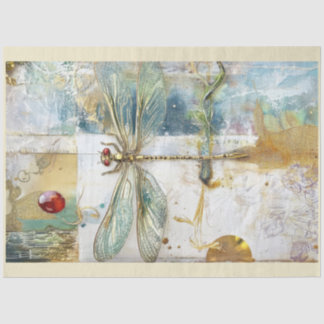 Papier Mousseline Une série de libellules artistiques Conception #11