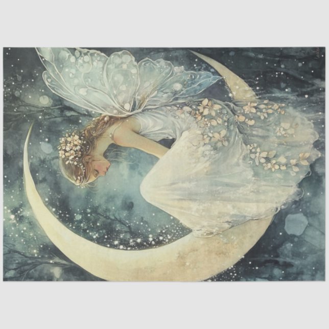 Papier Mousseline Une série de lune de fées Conception #4 (Recto)