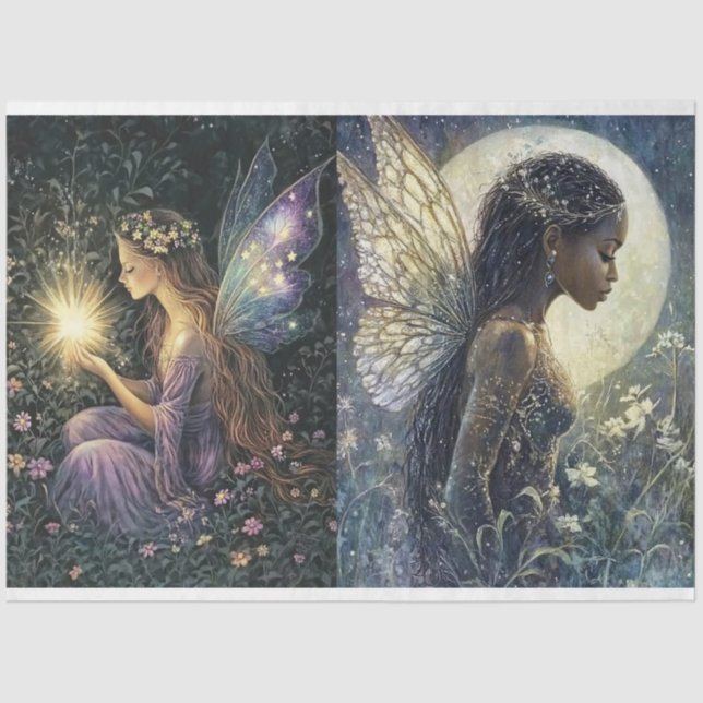 Papier Mousseline Une série de lune de fées Conception #5 (Recto)