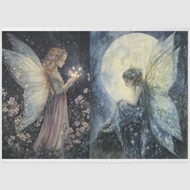 Papier Mousseline Une série de lune de fées Conception #7 (Recto)