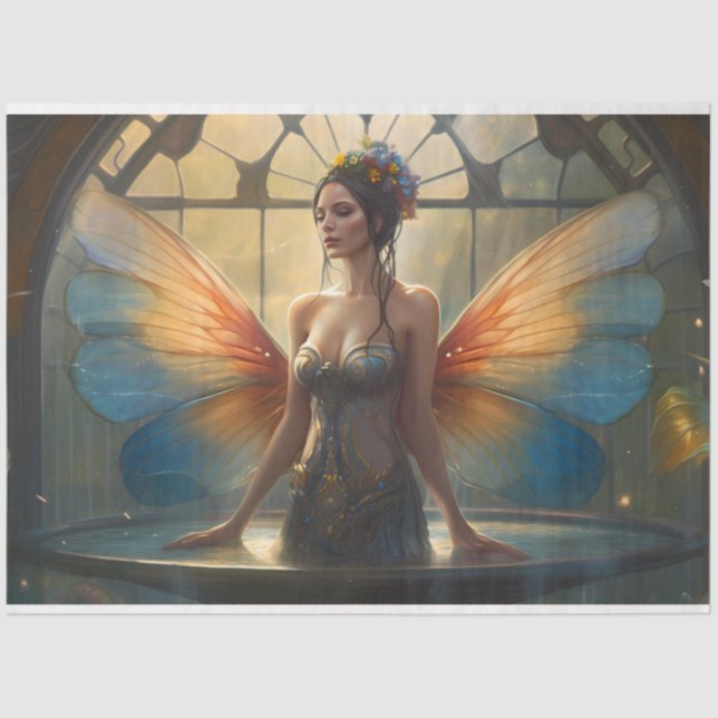 Papier Mousseline Une série mystique de fées 3 (Recto)