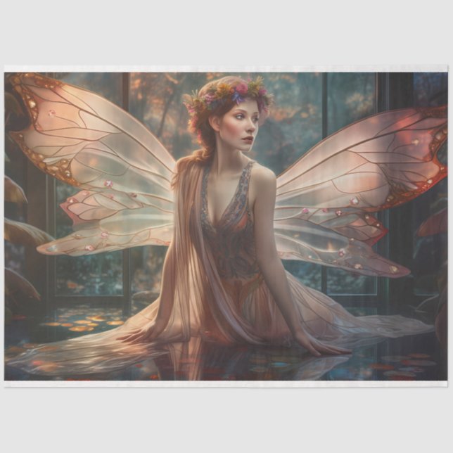 Papier Mousseline Une série mystique de fées 6 (Recto)