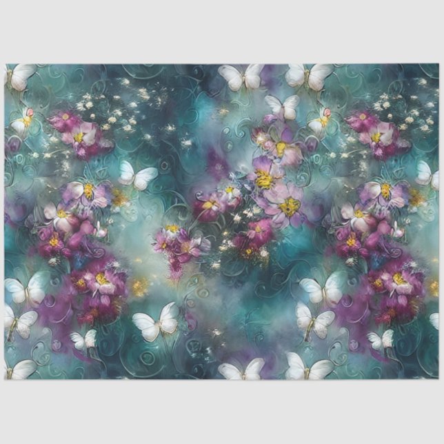 Papier Mousseline Une série mystique de papillons 10 (Recto)