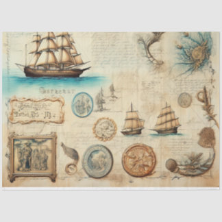 Papier Mousseline Une série nautique Scrappy Design 4