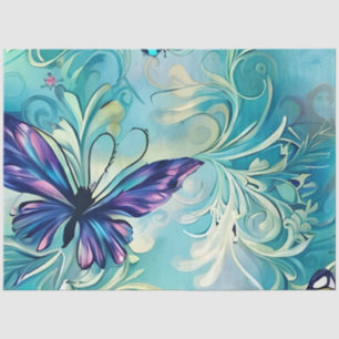 Papier Mousseline Une série papillon mystique dessin 14