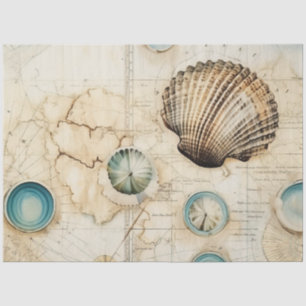 Papier Mousseline Une Shabby Chic Série Nautique Conception 9