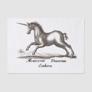Papier Mousseline Unicorn Classic Running Magic Woodland Créature