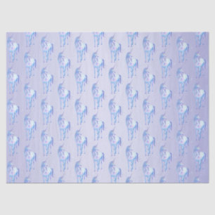 Papier Mousseline Unicorne magique violette Ombre