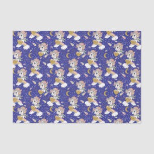 Papier Mousseline Unicornes Et Arcs-En-Ciel