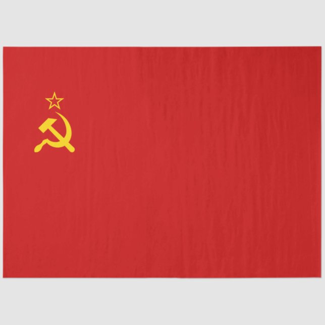 Papier Mousseline Union soviétique (URSS) (marteau communiste et fau (Recto)