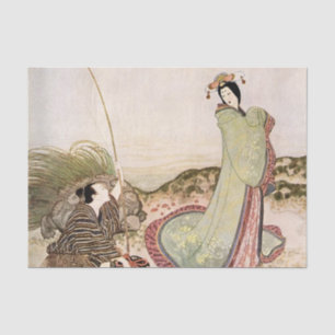 Papier Mousseline « Urashima Taro » par Edmund Dulac