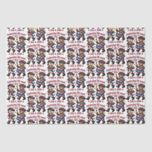 Papier Mousseline USA 250th Anniversary Souvenir - Patriotique