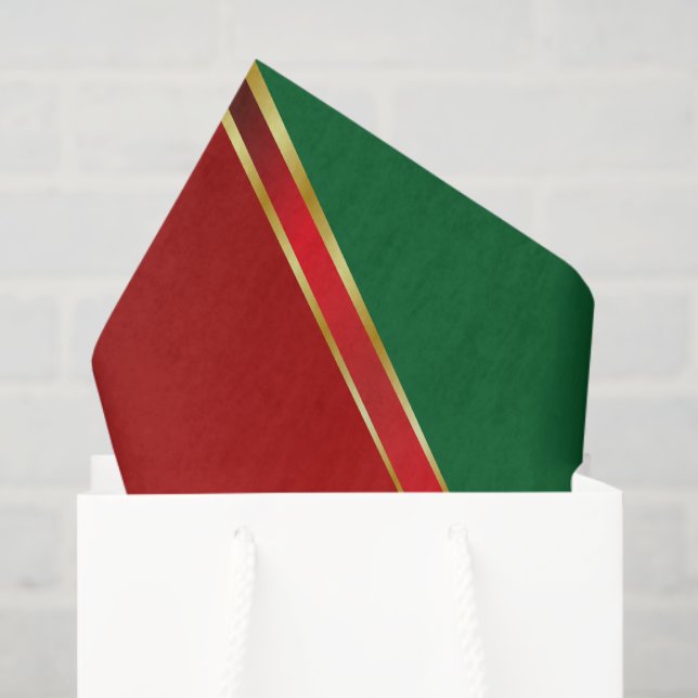 Papier Mousseline Vacances Elegance Red Bow (Sac cadeau)