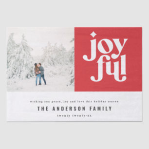 Papier Mousseline Vacances photo minimaliste moderne joyeuse typogra