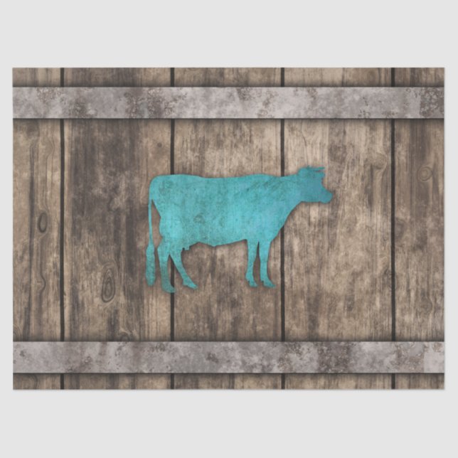 Papier Mousseline Vache (tonneau) (Recto)