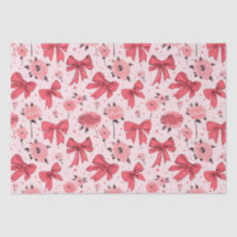 Vaches florales - Motif floral et ruban