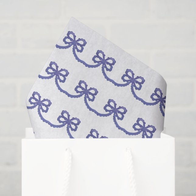 Papier Mousseline Vaches patriotiques aquarelles (Sac cadeau)