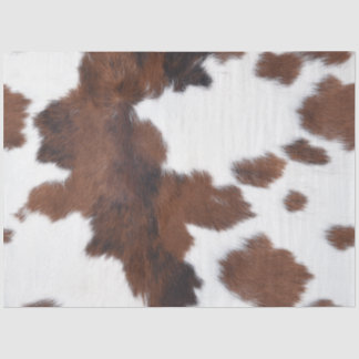Papier Mousseline Vachette Brown et blanche