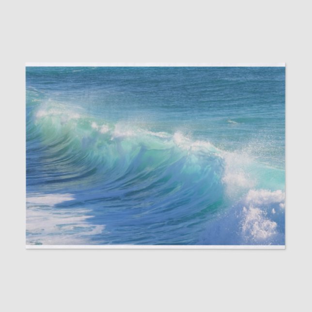 Papier Mousseline Vague de surf (Recto)