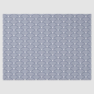Papier Mousseline Vagues anciennes de Seigaiha japonais