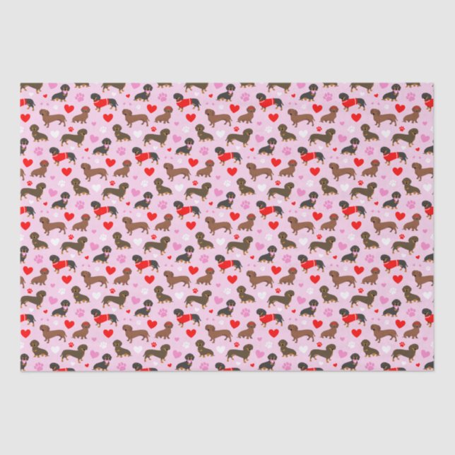 Papier Mousseline Valentine (Recto)