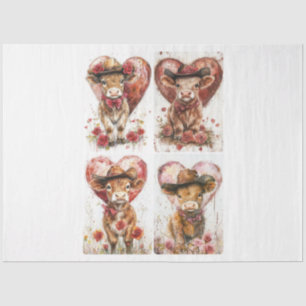 Papier Mousseline Valentine Rustic Highlanders