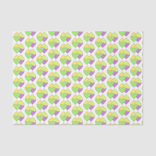 Papier Mousseline Valentines Scrapbooking (Recto)