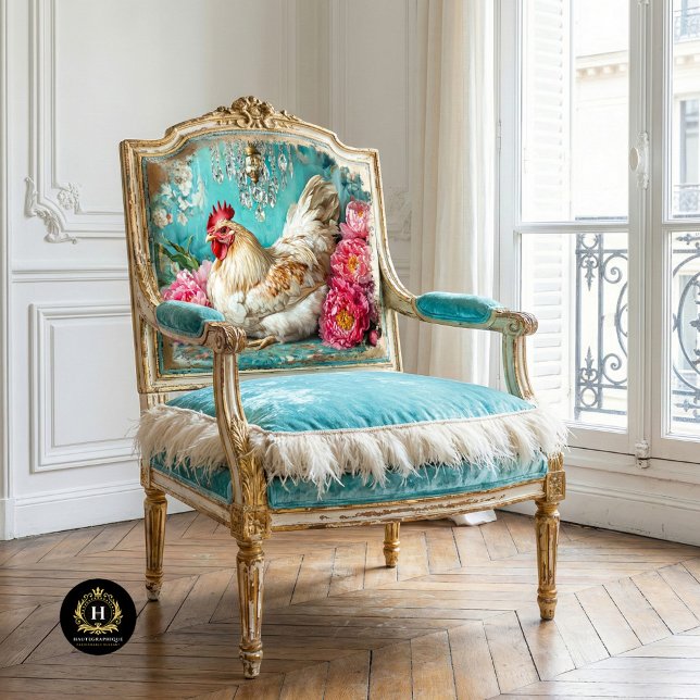 Papier Mousseline Valentines vintages Jour Découpage poulet (Créateur téléchargé)