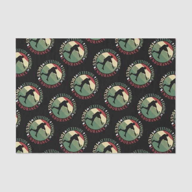 Papier Mousseline Valeurs de l'équipe de baseball motivationnel (Recto)