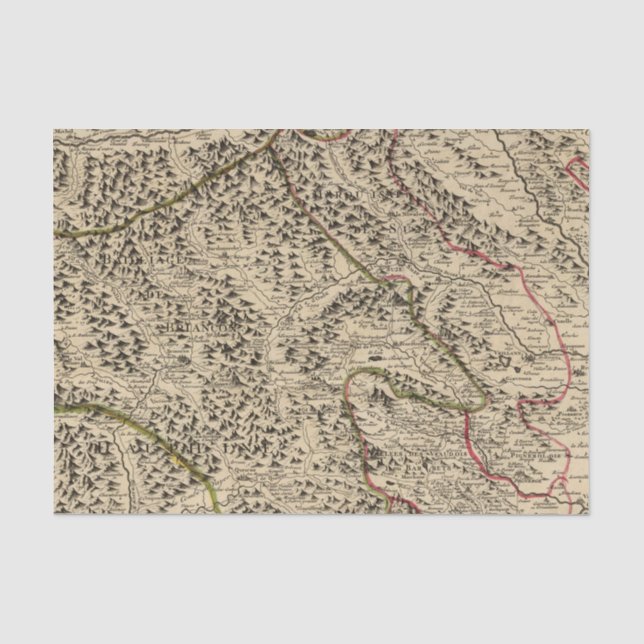Papier Mousseline Vallée du fleuve Pô (Recto)