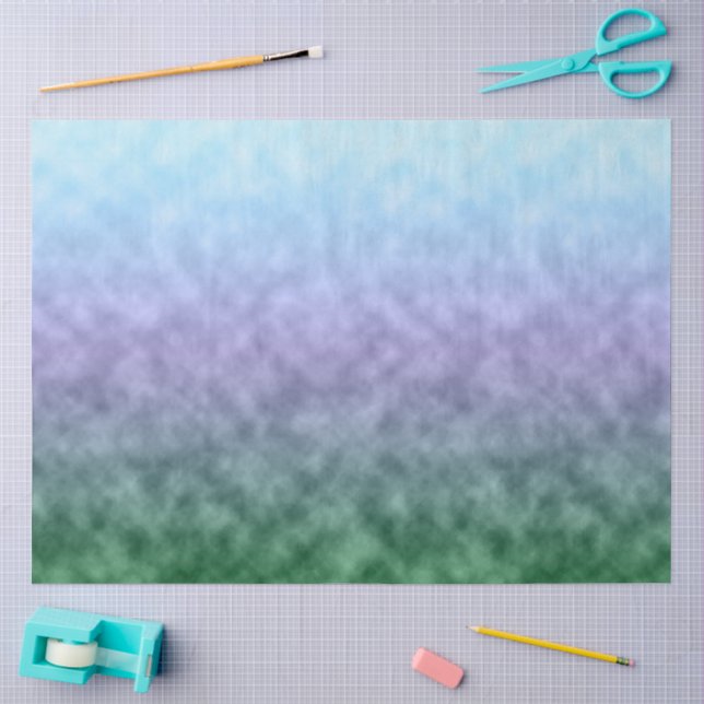 Papier Mousseline Vallée Pastel Murmurante (Artisanat)