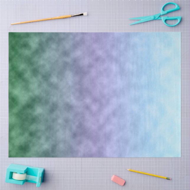 Papier Mousseline Vallée Pastel Murmurante (Artisanat)