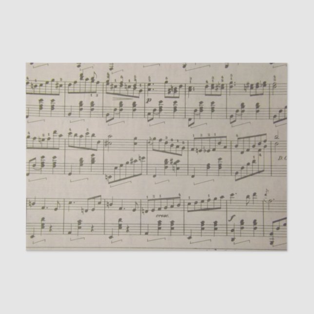 Papier Mousseline Valse courante (Recto)