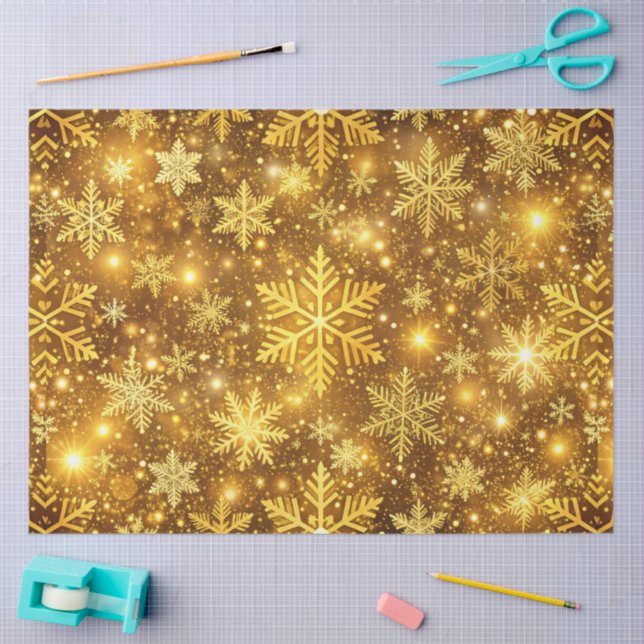 Papier Mousseline Valse de Noël Lumineuse (Artisanat)