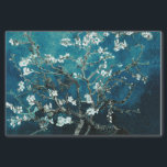 Papier Mousseline Van Gogh Almond Blossoms Dark Turquoise<br><div class="desc">Artiste : Vincent Van Gogh Titre : Les fleurs d'amandes ont modifié la couleur</div>
