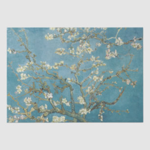 Papier Mousseline Van Gogh Almond Blossoms Turquoise
