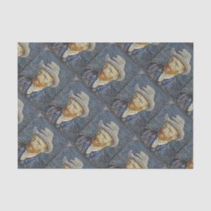 Papier Mousseline Van Gogh Autoportrait Gris Sens Casquette Peinture