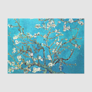 Papier Mousseline Van Gogh - Fleurs d'amandes, célèbre peinture