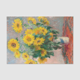 Papier Mousseline Van Gogh Fleurs de tournesol Découpage