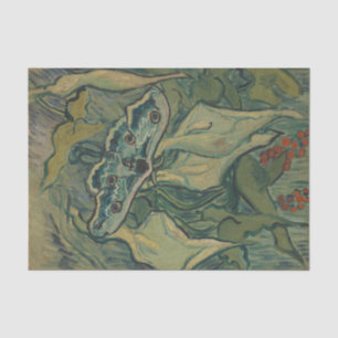 Papier Mousseline Van Gogh Grand Papillon de Nuit Vintage Art de la