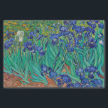 Papier Mousseline Van Gogh Irises Floral Peinture<br><div class="desc">Vincent Van Gogh (30 mars 1853 - 29 juillet 1890) était un peintre postimpressionniste hollandais influent.  Cette oeuvre s'appelle Irises.</div>
