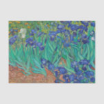 Papier Mousseline Van Gogh Irises. Impressionnisme vintage floral bl<br><div class="desc">Papier de tissu Van Gogh "Irises". L'art de l'impressionnisme floral bleu.</div>
