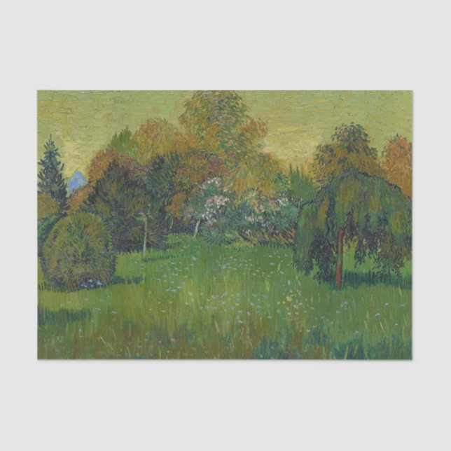 Papier Mousseline Van Gogh Poètes Peinture de jardin (Recto)