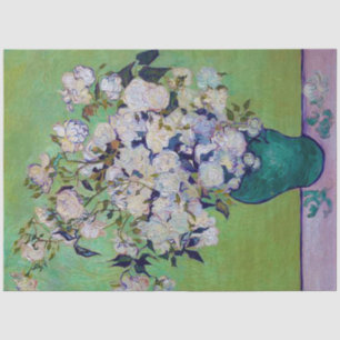 Papier Mousseline Vase de Roses, Vincent van Gogh