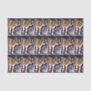 Papier Mousseline Veau de Suisse Brown