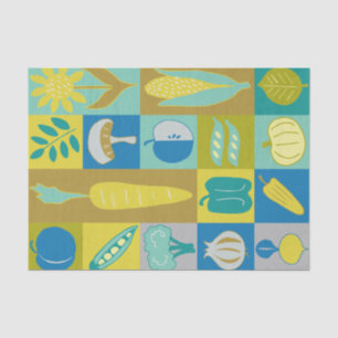 Papier Mousseline Veggie Blocks II