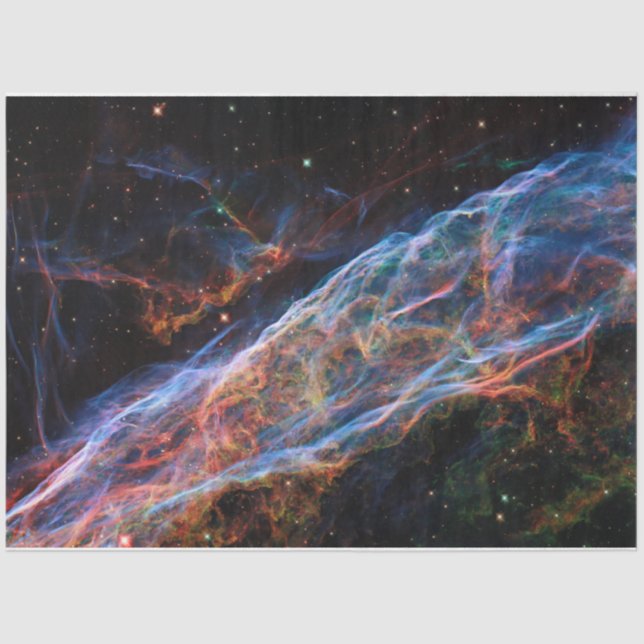 Papier Mousseline Veil Nebula Supernova Reste Télescope Hubble (Recto)