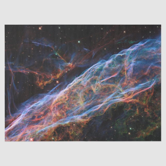 Papier Mousseline Veil Nebula Supernova Reste Télescope Hubble (Recto)