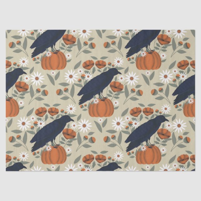 Papier Mousseline Veilleur d'automne (Recto)